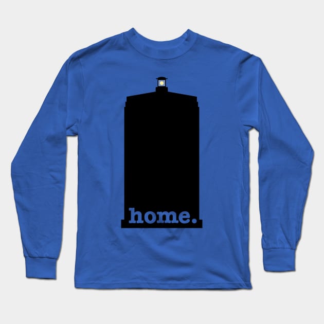 Home (Police Box Version 1) Long Sleeve T-Shirt by fashionsforfans